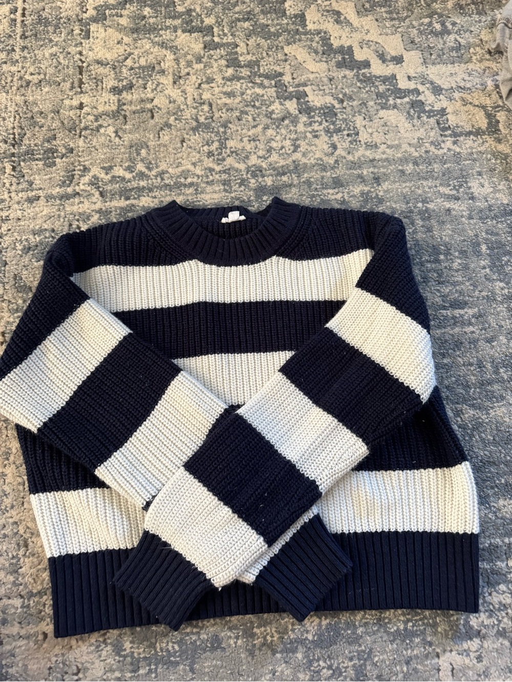 garage striped sweater